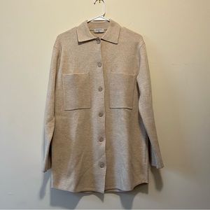 Aritzia Babaton Society Sweater Jacket Shacket